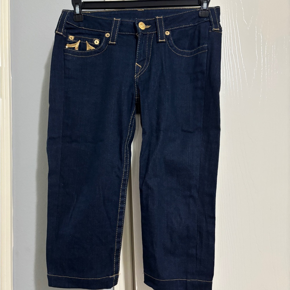 True Religion cropped jeans
